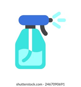 Editable water sprayer, spray bottle vector icon. Gardening, lanscaping, hygiene. Part of a big icon set family. Perfect for web and app interfaces, presentations, infographics, etc