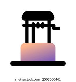 Editable water well vector icon. Water source, rural, structure. Part of a big icon set family. Perfect for web and app interfaces, presentations, infographics, etc