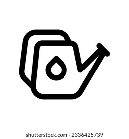 Editable watering can vector icon. Gardening, landscaping, horticulture. Part of a big icon set family. Perfect for web and app interfaces, presentations, infographics, etc