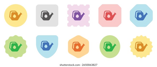 Editable watering can vector icon. Gardening, landscaping, horticulture. Part of a big icon set family. Perfect for web and app interfaces, presentations, infographics, etc