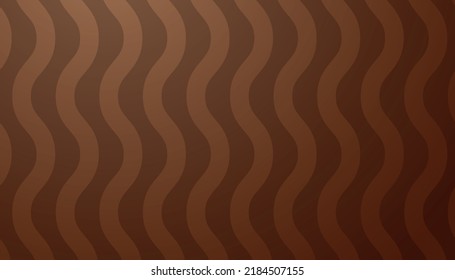 editable wavy brown stroke vector background with modern style