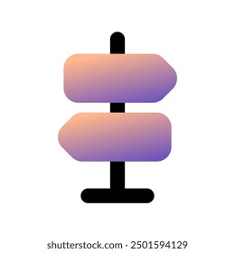 Editable wayfinder, signpost vector icon. Part of a big icon set family. Perfect for web and app interfaces, presentations, infographics, etc
