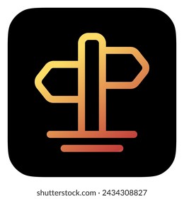 Editable wayfinding vector icon. Part of a big icon set family. Perfect for web and app interfaces, presentations, infographics, etc