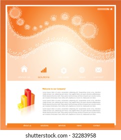 Editable web template