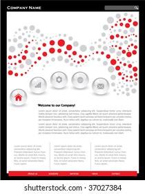 Editable web template