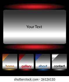 Editable website buttons
