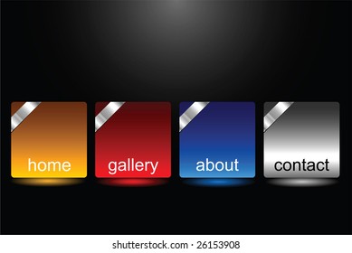 Editable website buttons