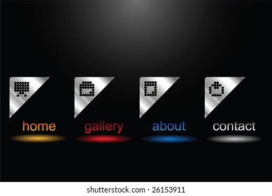 Editable website buttons