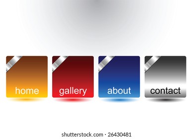 Editable website buttons