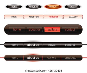 Editable website buttons