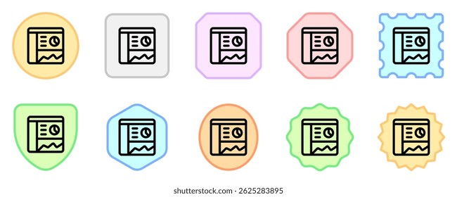 Editable website dashboard, statistics, analytics vector icon. Part of a big icon set family. Perfect for web and app interfaces, presentations, infographics, etc