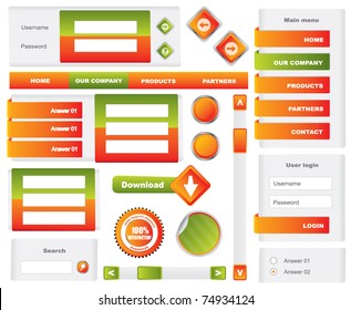 Editable website elements