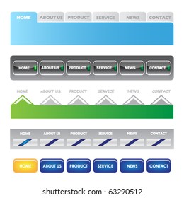 Editable Website Navigation Templates