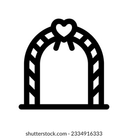 Editable wedding altar vector icon. Wedding, valentine, love, celebration. Part of a big icon set family. Perfect for web and app interfaces, presentations, infographics, etc