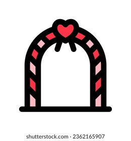 Editable wedding altar vector icon. Wedding, valentine, love, celebration. Part of a big icon set family. Perfect for web and app interfaces, presentations, infographics, etc