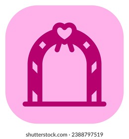 Editable wedding altar vector icon. Wedding, valentine, love, celebration. Part of a big icon set family. Perfect for web and app interfaces, presentations, infographics, etc