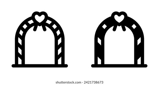 Editable wedding altar vector icon. Wedding, valentine, love, celebration. Part of a big icon set family. Perfect for web and app interfaces, presentations, infographics, etc