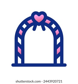 Editable wedding altar vector icon. Wedding, valentine, love, celebration. Part of a big icon set family. Perfect for web and app interfaces, presentations, infographics, etc