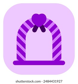 Editable wedding altar vector icon. Wedding, valentine, love, celebration. Part of a big icon set family. Perfect for web and app interfaces, presentations, infographics, etc