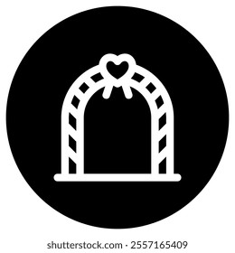 Editable wedding altar vector icon. Wedding, valentine, love, celebration. Part of a big icon set family. Perfect for web and app interfaces, presentations, infographics, etc