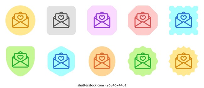 Editable wedding invitation, love letter vector icon. Wedding, valentine, love, celebration. Part of a big icon set family. Perfect for web and app interfaces, presentations, infographics, etc