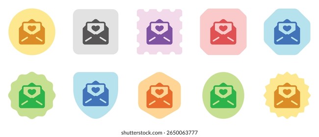 Editable wedding invitation, love letter vector icon. Wedding, valentine, love, celebration. Part of a big icon set family. Perfect for web and app interfaces, presentations, infographics, etc
