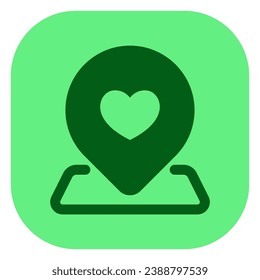 Editable wedding location vector icon. Wedding, valentine, love, celebration. Part of a big icon set family. Perfect for web and app interfaces, presentations, infographics, etc