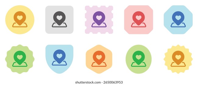 Editable wedding location vector icon. Wedding, valentine, love, celebration. Part of a big icon set family. Perfect for web and app interfaces, presentations, infographics, etc