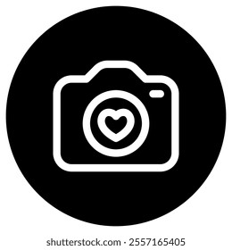 Editable wedding photography vector icon. Wedding, valentine, love, celebration. Part of a big icon set family. Perfect for web and app interfaces, presentations, infographics, etc