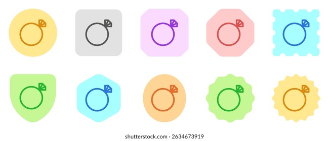 Editable wedding ring vector icon. Wedding, valentine, love, celebration. Part of a big icon set family. Perfect for web and app interfaces, presentations, infographics, etc