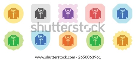 Editable wedding suit vector icon. Wedding, valentine, love, celebration. Part of a big icon set family. Perfect for web and app interfaces, presentations, infographics, etc