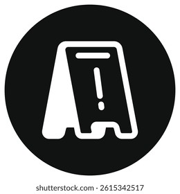 Editable wet floor sign vector icon. Part of a big icon set family. Perfect for web and app interfaces, presentations, infographics, etc
