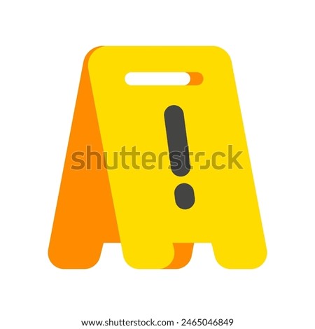 Editable wet floor sign vector icon. Part of a big icon set family. Perfect for web and app interfaces, presentations, infographics, etc