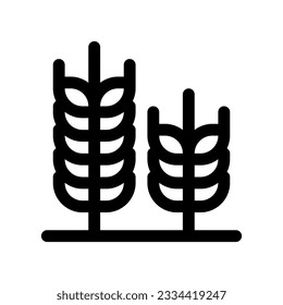 Editable wheat vector icon. Food, farm, staple, plant, field. Part of a big icon set family. Perfect for web and app interfaces, presentations, infographics, etc