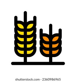 Editable wheat vector icon. Food, farm, staple, plant, field. Part of a big icon set family. Perfect for web and app interfaces, presentations, infographics, etc