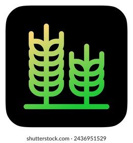 Editable wheat vector icon. Food, farm, staple, plant, field. Part of a big icon set family. Perfect for web and app interfaces, presentations, infographics, etc