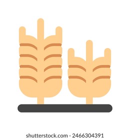 Editable wheat vector icon. Food, farm, staple, plant, field. Part of a big icon set family. Perfect for web and app interfaces, presentations, infographics, etc