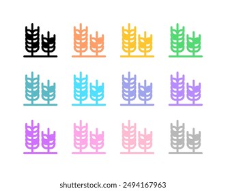 Editable wheat vector icon. Food, farm, staple, plant, field. Part of a big icon set family. Perfect for web and app interfaces, presentations, infographics, etc