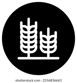 Editable wheat vector icon. Food, farm, staple, plant, field. Part of a big icon set family. Perfect for web and app interfaces, presentations, infographics, etc