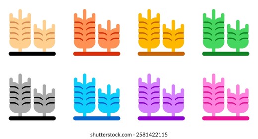 Editable wheat vector icon. Food, farm, staple, plant, field. Part of a big icon set family. Perfect for web and app interfaces, presentations, infographics, etc