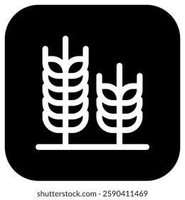 Editable wheat vector icon. Food, farm, staple, plant, field. Part of a big icon set family. Perfect for web and app interfaces, presentations, infographics, etc