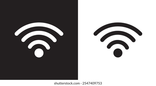 Ícone de Wifi editável vetor. sinal e símbolo. Ícone sem fio eps 10