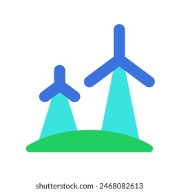 Editable windmill, wind energy, wind tower vector icon. Environment, ecology, eco-friendly. Part of a big icon set family. Perfect for web and app interfaces, presentations, infographics, etc