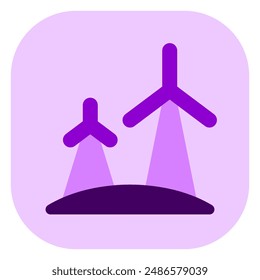 Editable windmill, wind energy, wind tower vector icon. Environment, ecology, eco-friendly. Part of a big icon set family. Perfect for web and app interfaces, presentations, infographics, etc