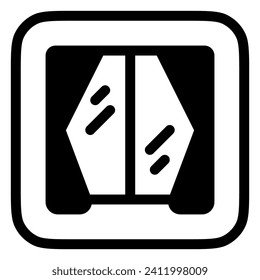 Editable window and curtain vector icon. Part of a big icon set family. Perfect for web and app interfaces, presentations, infographics, etc