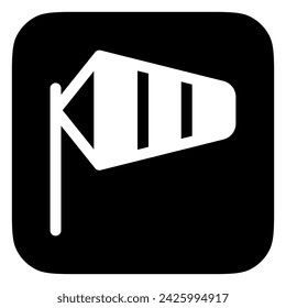 Editable windsock vector icon. Part of a big icon set family. Perfect for web and app interfaces, presentations, infographics, etc