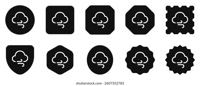 Editable windy cloud vector icon. Part of a big icon set family. Perfect for web and app interfaces, presentations, infographics, etc