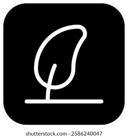 Editable windy tree vector icon. Part of a big icon set family. Perfect for web and app interfaces, presentations, infographics, etc