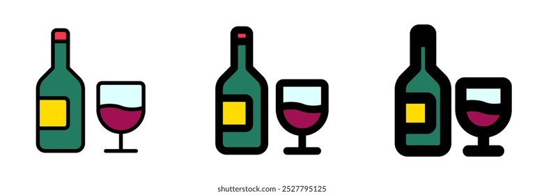 Editable wine vector icon. Part of a big icon set family. Perfect for web and app interfaces, presentations, infographics, etc