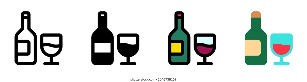 Editable wine vector icon. Part of a big icon set family. Perfect for web and app interfaces, presentations, infographics, etc